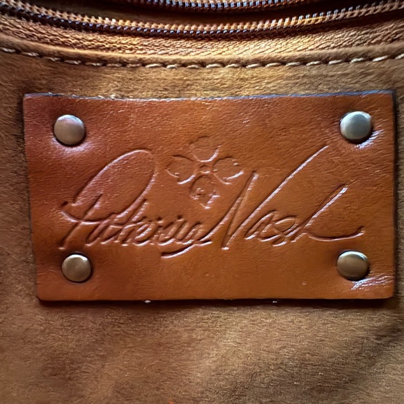 Patricia Nash Small Red Leather Convertible Backpack - Picture 7 of 9